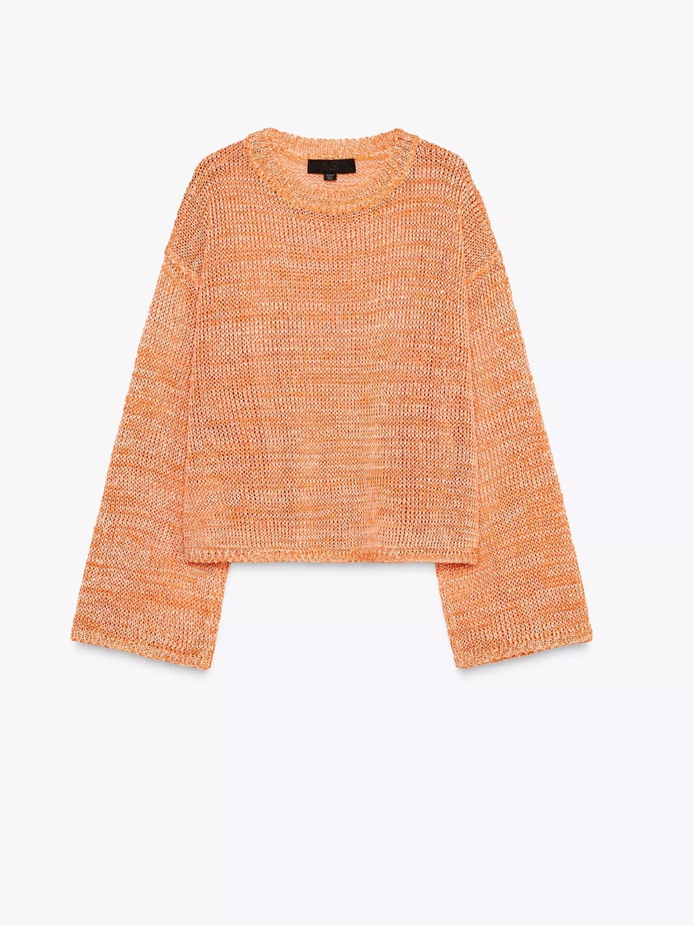 Zara Ribbed Knit Sweater with Ribbons